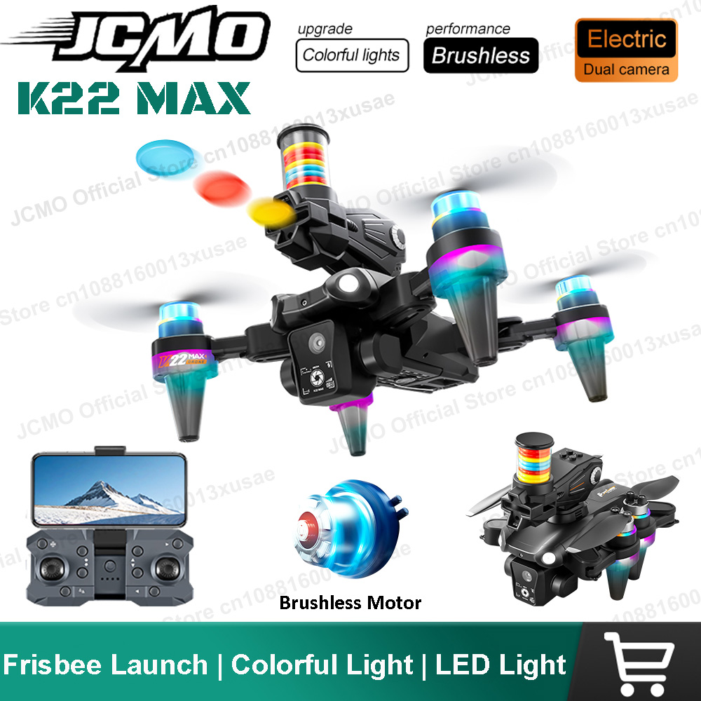 JCMO K22 MAX Frisbee Launch Dr - Drone Kit Professional ulasan dan harga